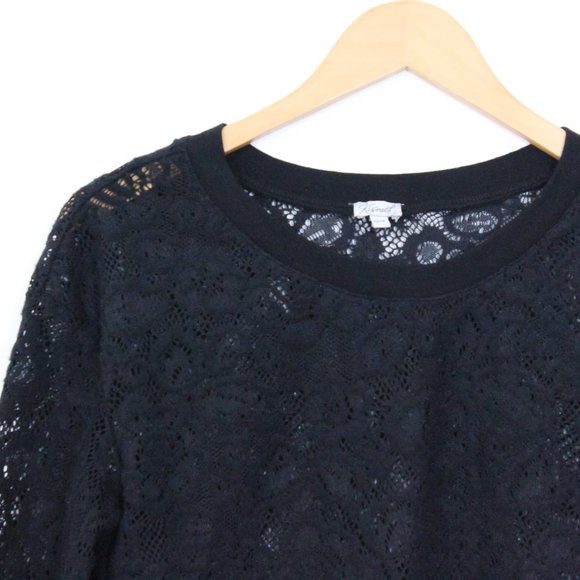*Kismet Black Lace Long Sleeve - Picture 3 of 7